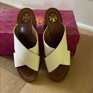 Tory Burch crossover sandals
